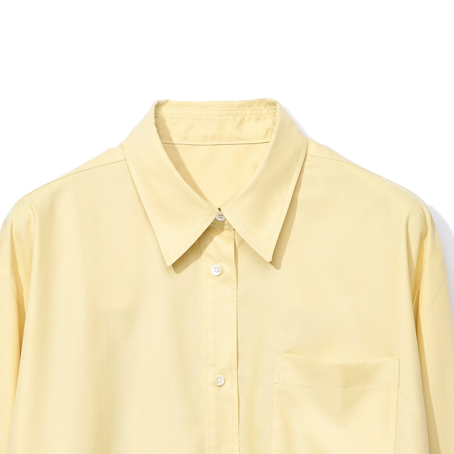 バックギャザーシャツ|shirt with gathers at the back