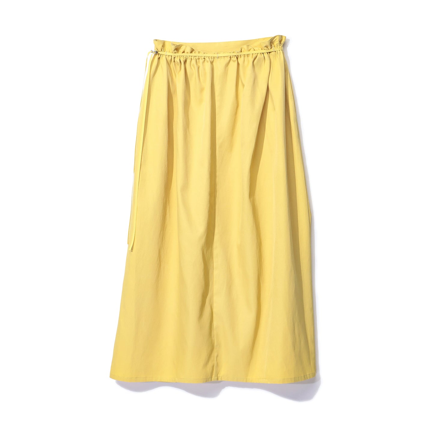 ミニフリルギャザースカート|long skirt with mini ruffles
