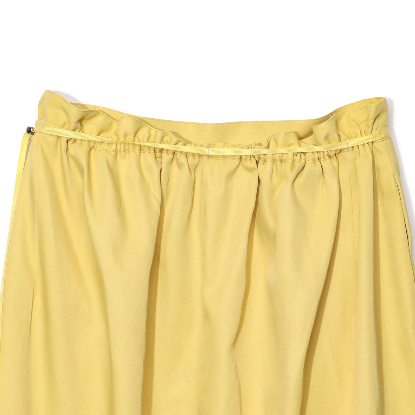 ミニフリルギャザースカート|long skirt with mini ruffles