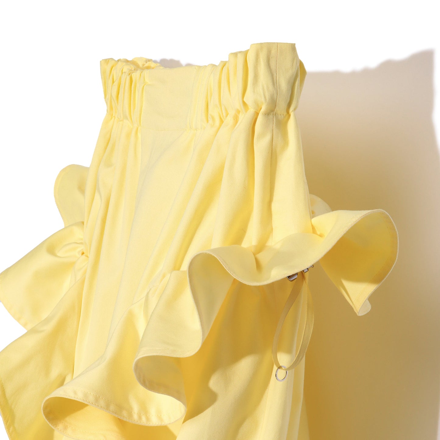 ボリュームフリルミディスカート|voluminous ruffle midi skirt